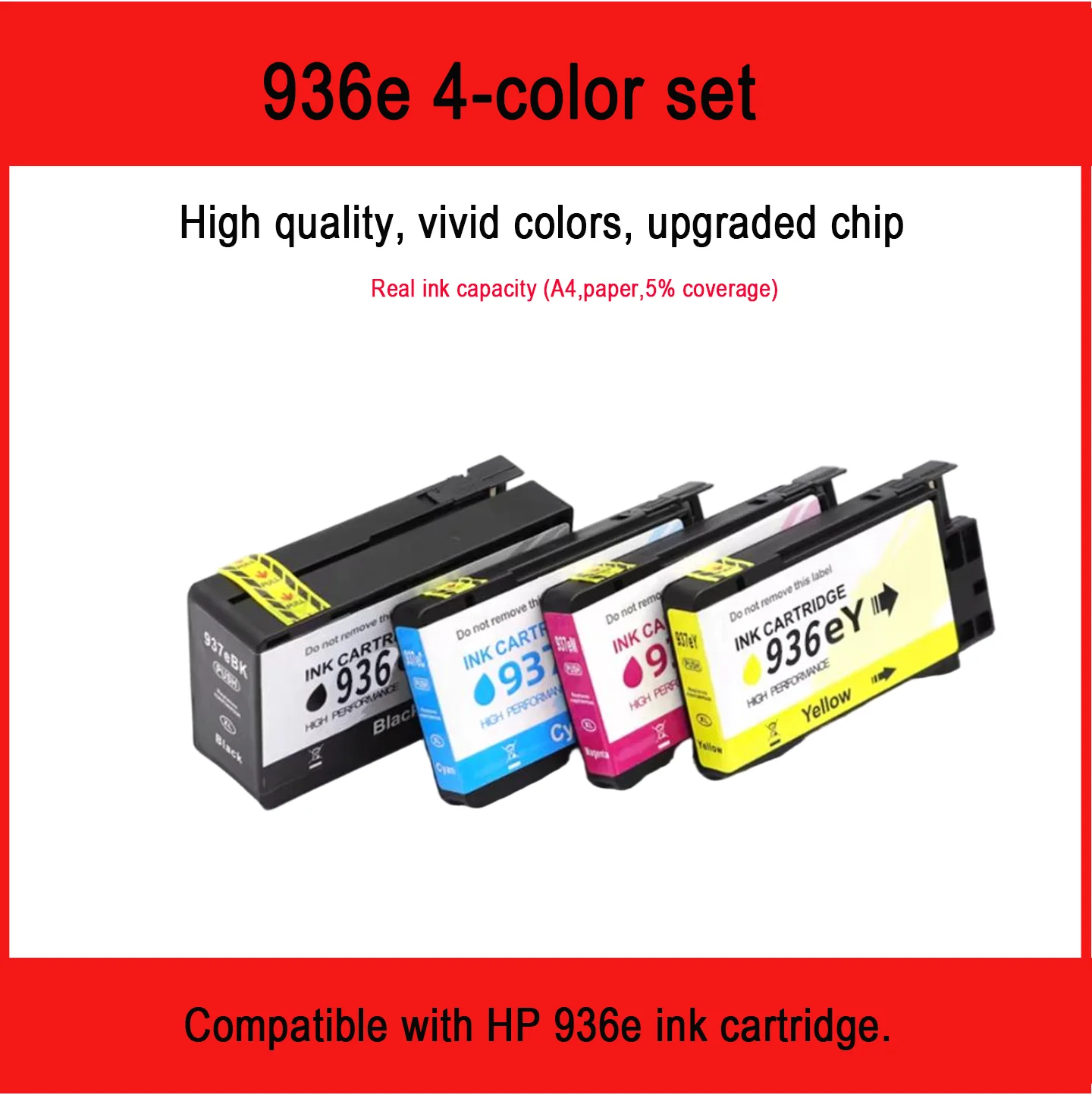 

936e 936 936XL Ink Cartridges for HP936 HP 936 XL For HP officejet Pro 9110b 9120 9130 9720 9730 Printer ﻿