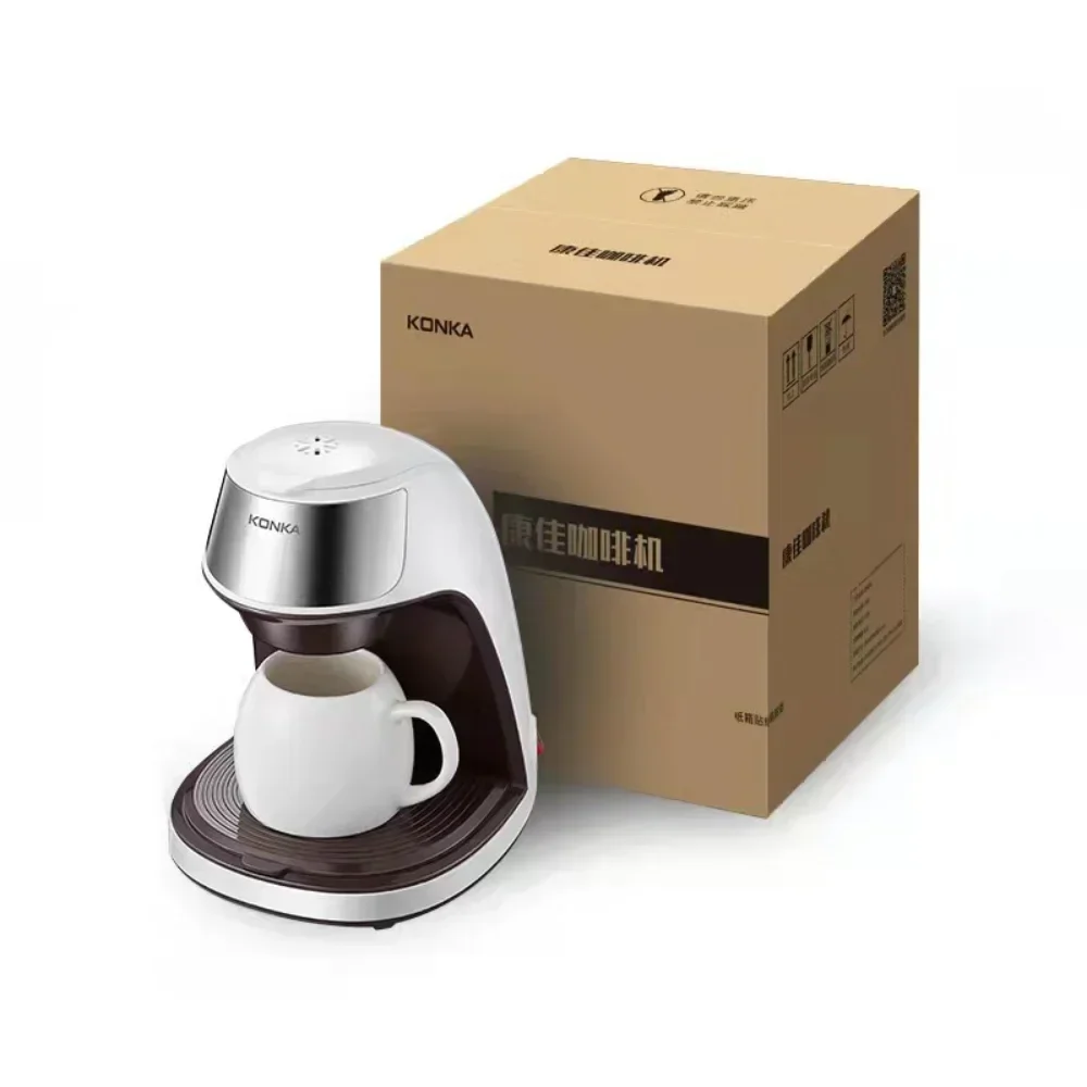 Coffee machine Fully automatic household small portable coffee machine Office mini American drip coffee machine cafeteira