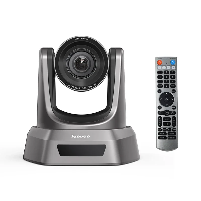 Cámara PTZ de videoconferencia de interfaces múltiples mejorada 1080P NV20A NDI POE