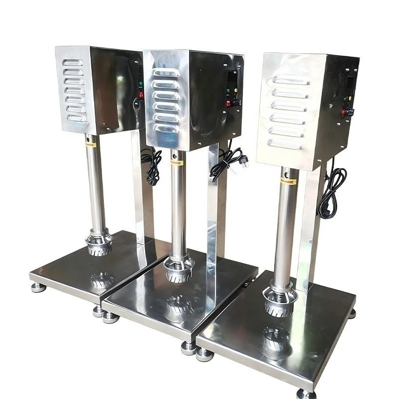 Small Lab High Shear Homogenizer, Stainless Steel Dispersing Emulsifier for Laboratory Use