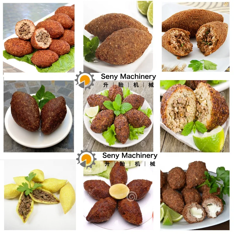 Automatic Kubba Kibbeh Kebbe Kubbe Making Machine Kibbeh Encrusting Machine