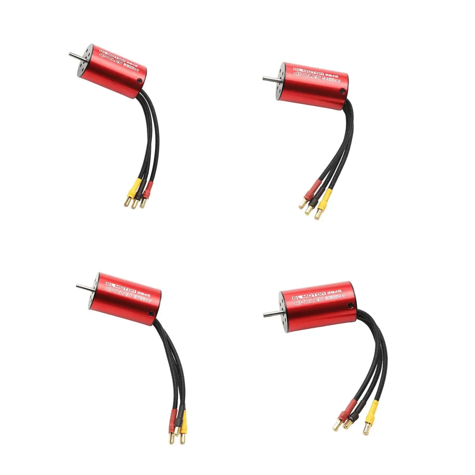 Waterproof Brushless Motor Shaft 3.175mm 2845 Motor 12 Slot RC Brushless Motor for 1/10 1/12 1/14 RC Vehicle Truck DIY Modified