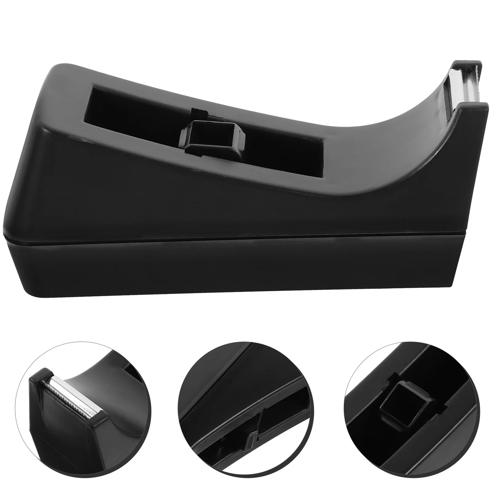 

Tape Dispenser Smooth Edge Cutter For Office School Desk Use Lightweight Portable Tape Holder Small Decorative Stand