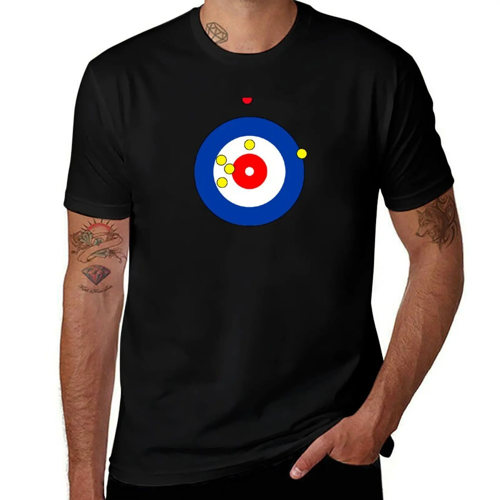 The 5 Point Shot - Curling Rockers T-Shirt Soft Lightweight Cotton T-Shirt