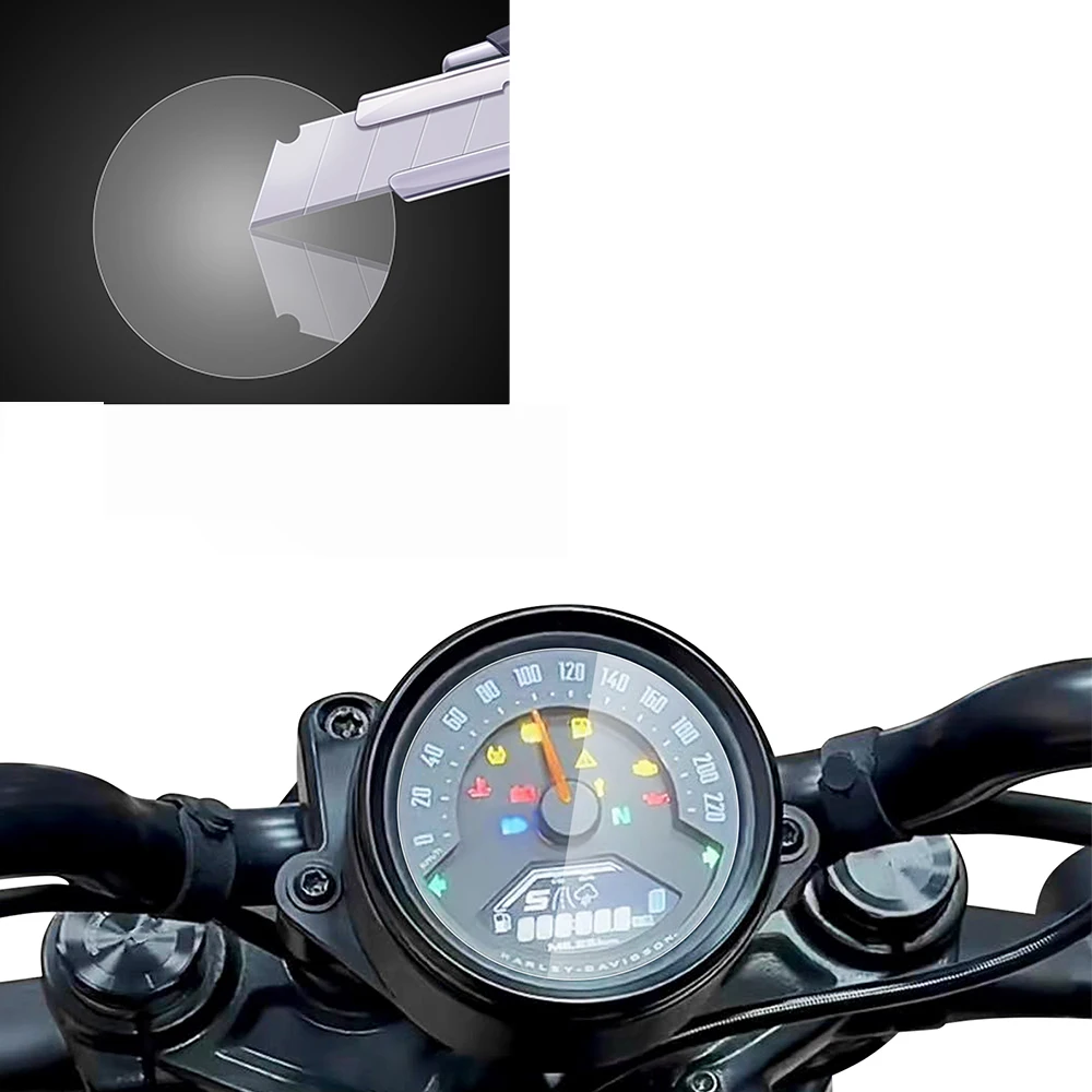 79mm Speedometer Scratch Cluster Protection Screen Film Protector RH 975 Compatible With Harley Nightster 975 RH975 2022-2024