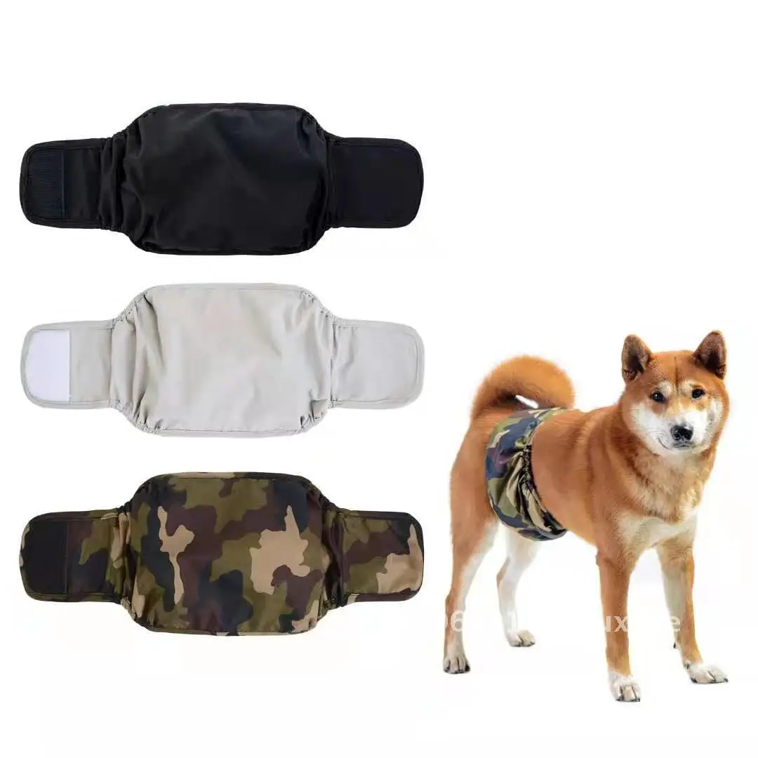 

Dog clothes, physiological belt, mesh bag, pet, male dog, polite diaper, containing three layers of absorbent cotton