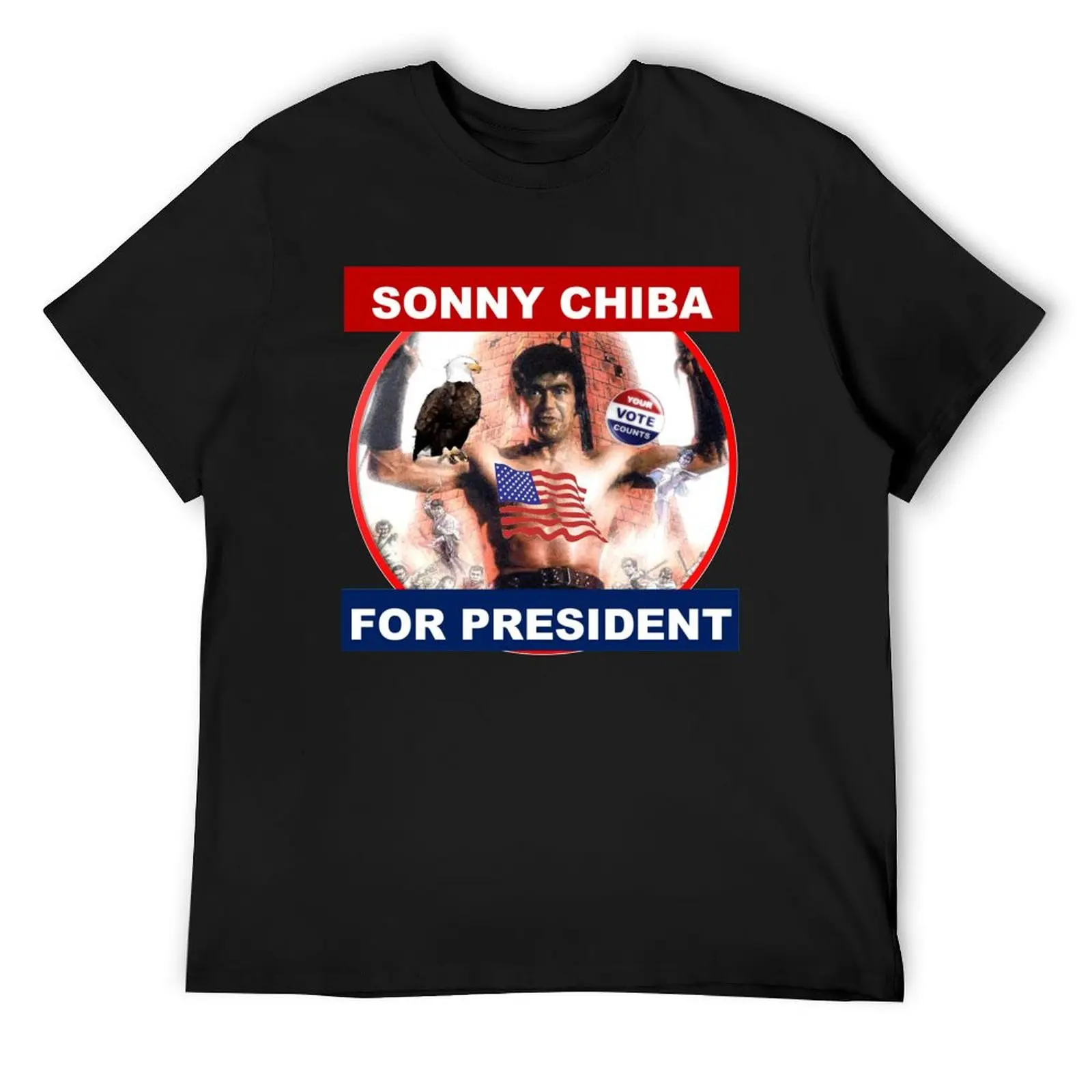 

SONNY CHIBA FOR PRESIDENT T-Shirt tops street wear tees t shirts men