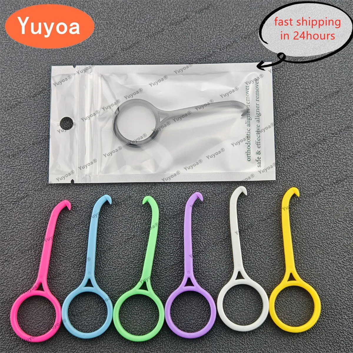 

200pcs Invisalign Removable Braces Removal Aligner Remover Hook For Orthodontic Braces Elastic Hook Oral Care Tools