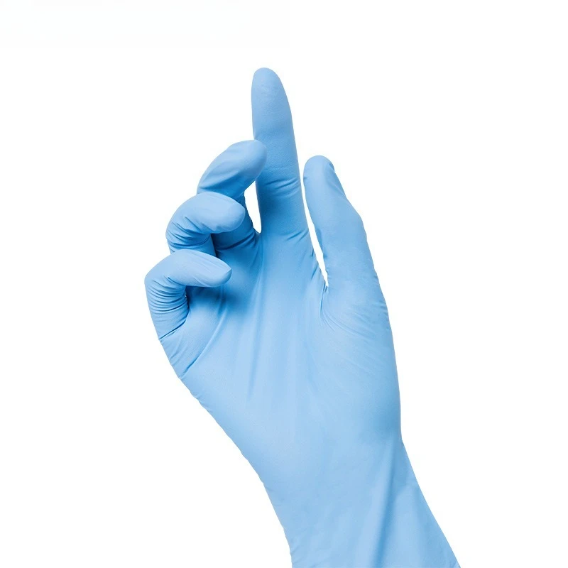 

100Pcs/Box Medical Grade Nitrile Gloves Disposable Exam Dental Cleaning Protective Household