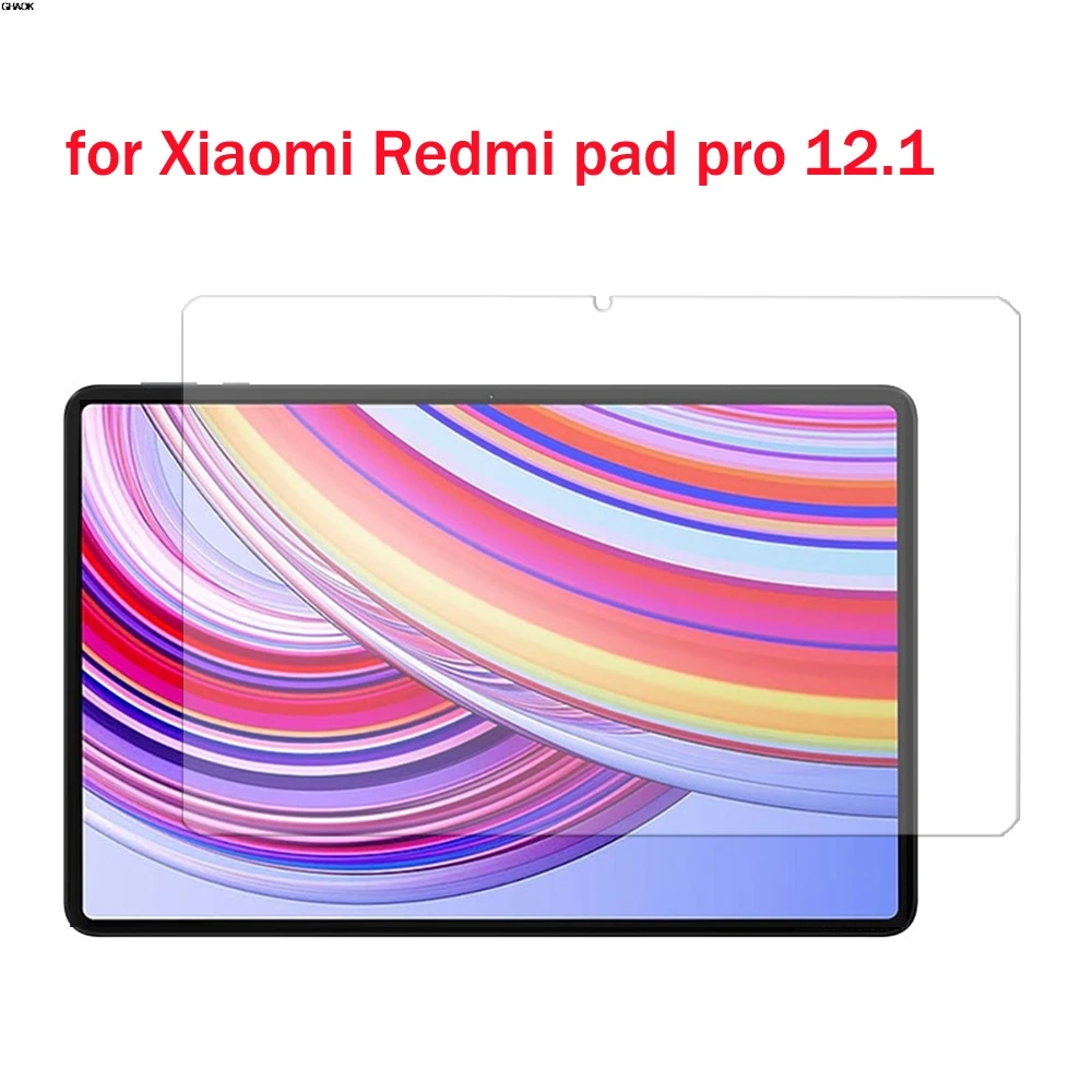 1 قطعة واقي شاشة زجاجي لهاتف Xiaomi Redmi Pad Pro 12.1 بوصة/pad 2 pro 12.1 بوصة مضاد للخدش اللوحي واقي 9HD طبقة صلابة #2