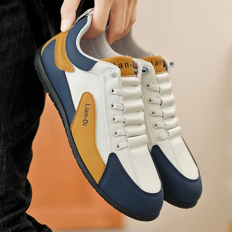 Men's Casual Sport Shoes Slip-On Driving Soft Bottom Bean Bean Shoes Autumn Win… - Image 3