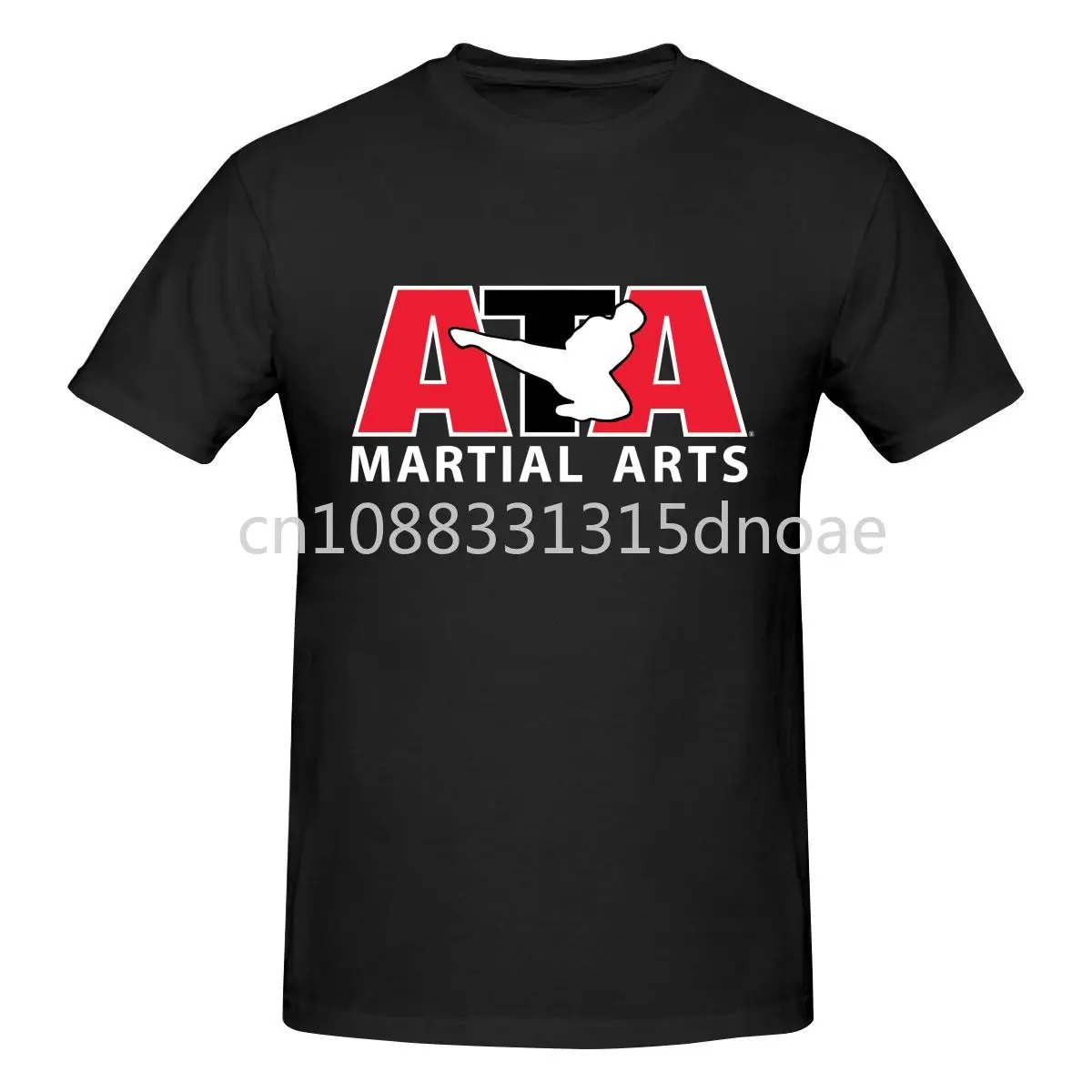 

ATA Taekwondo Martials Arts T-shirt Men Print Round Neck T-shirt Summer Fashion Short Sleeve Cotton T Shirt