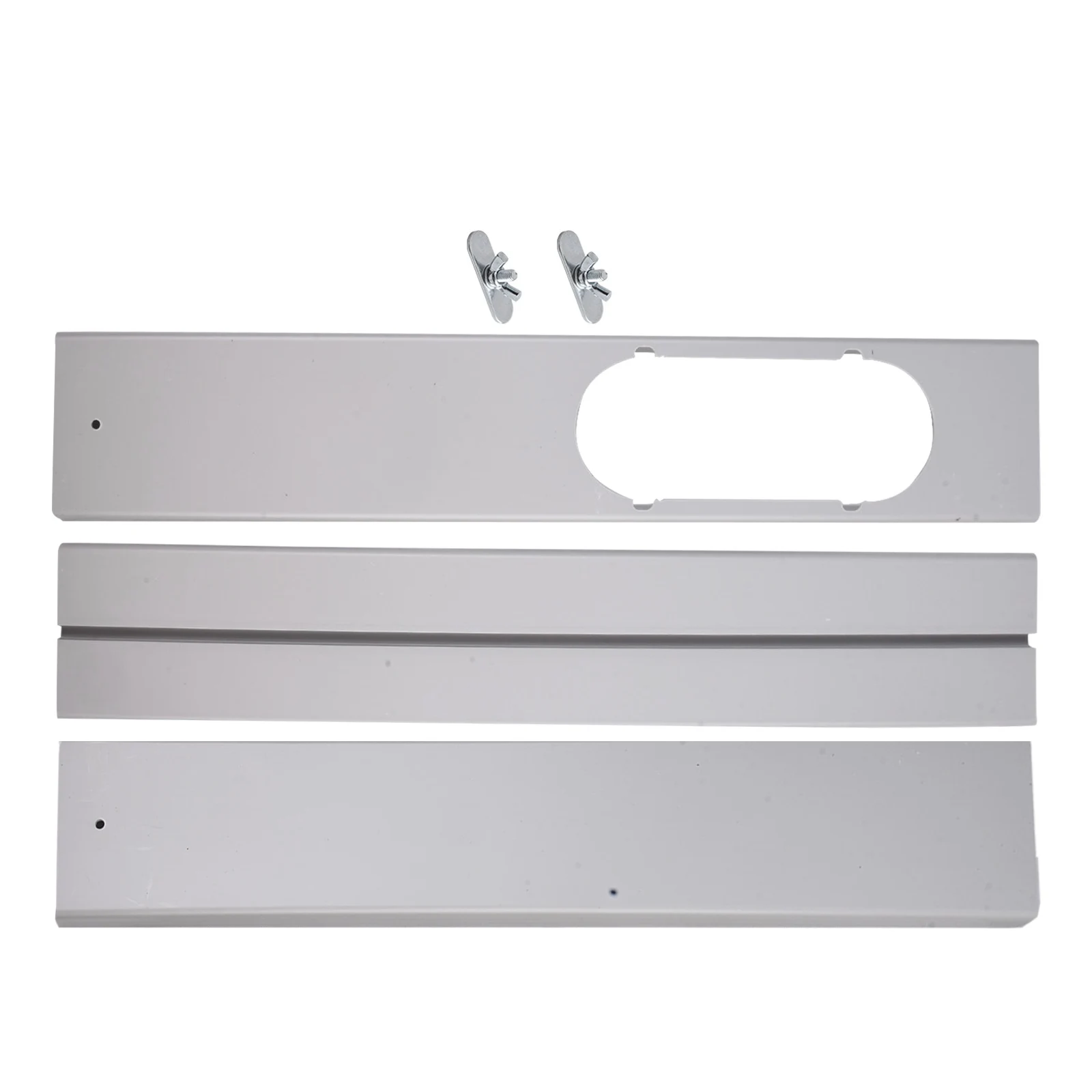 

2/3pcs Adjustable Portable Air Conditioner Block Plate For Window Slide Kit With Screws Stretchable For Portable Air Conditioner