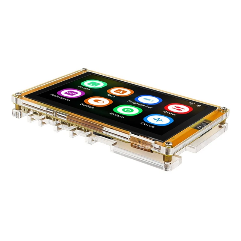 Transparent Acrylic Case For ESP32-S3 Development Board ESP32 5 Inch 800X480 Smart Display Acrylic Case (No ESP32 Board)