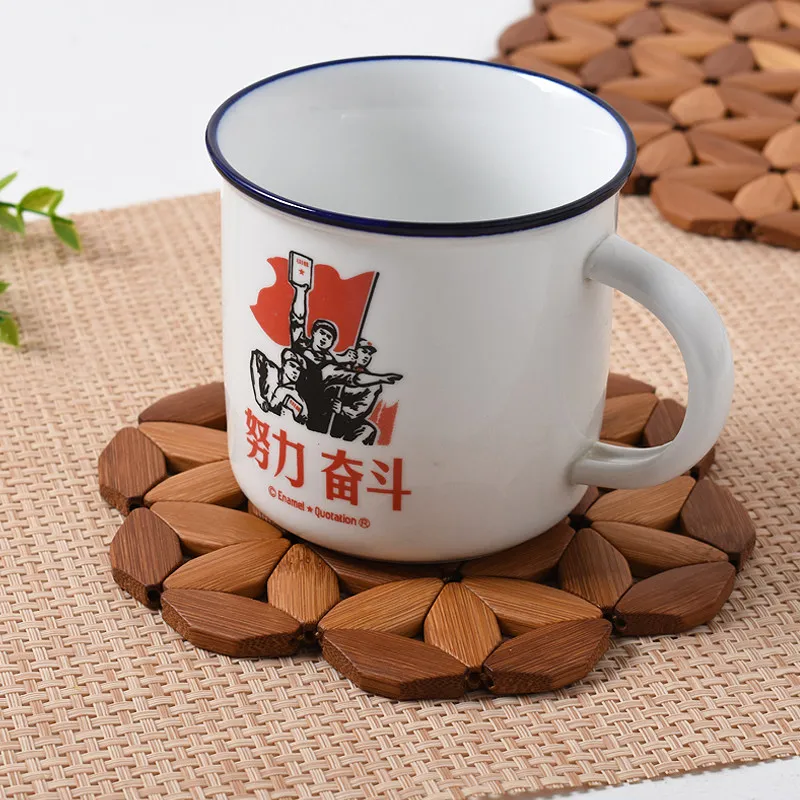 

2026 Protect Your Table! Natural Bamboo Coaster and Hot Pad Set, Waterproof Heat Resistant Mats for Daily Use & Home Decor
