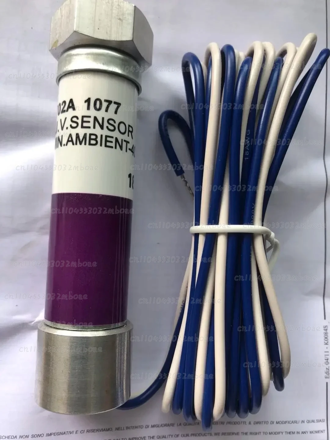 Two-Wire UV Flame Detector Probe - C7027A1049 for Gas/Oil Burners