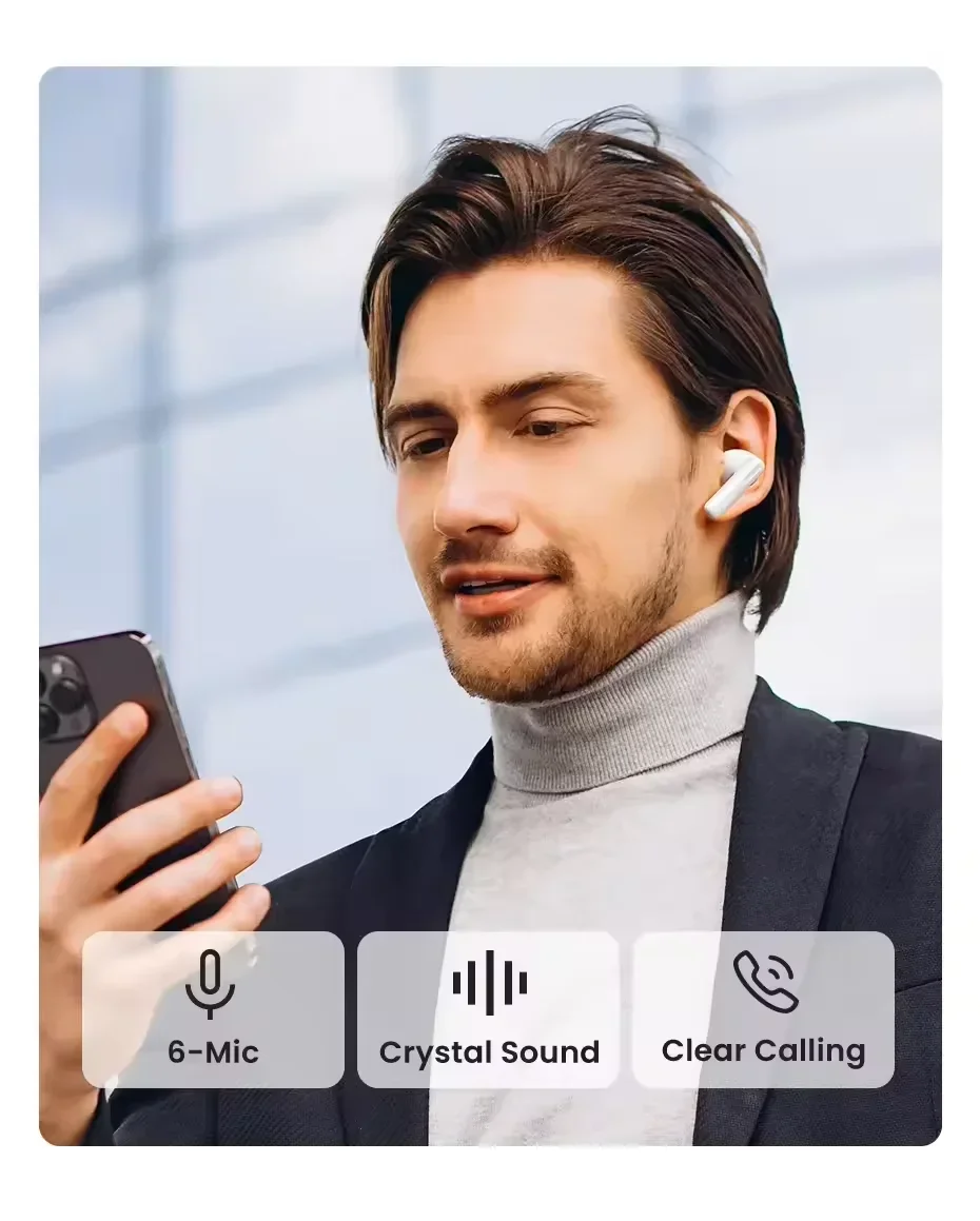 2025 iOS18 Pro 2° auricolare Bluetooth ANC auricolare sportivo con ricarica wireless con cancellazione del rumore con cavo USB-C in confezione originale