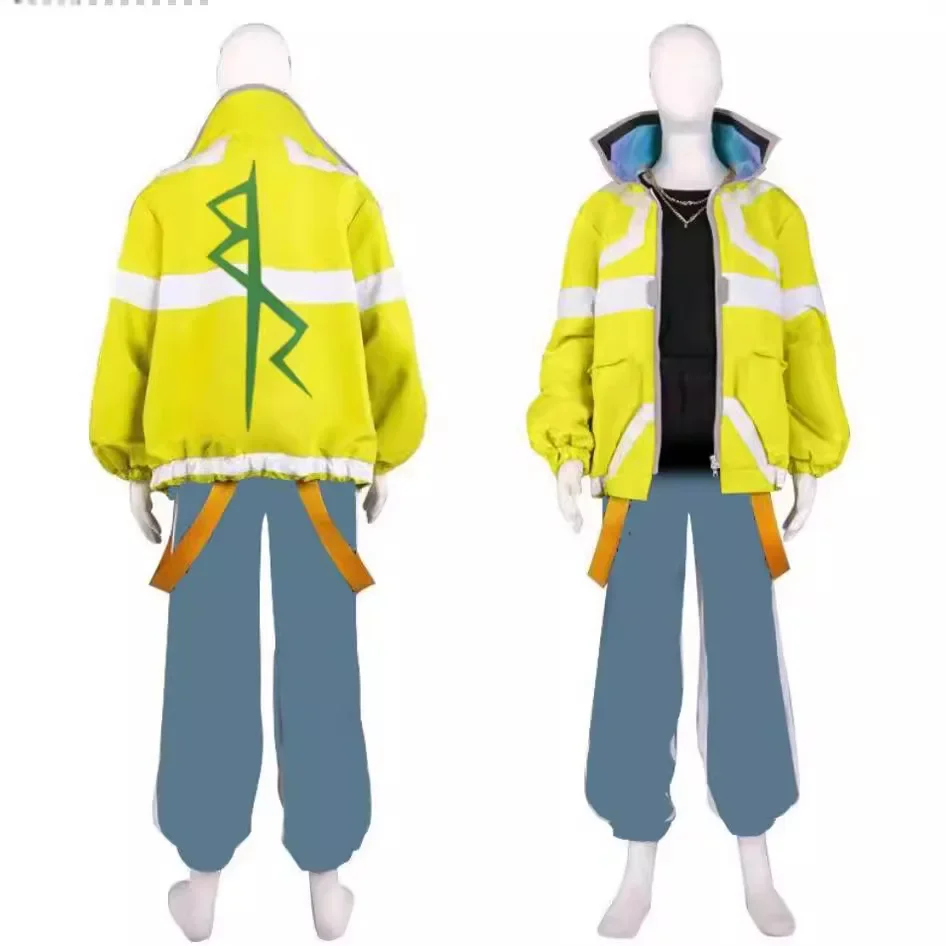 

New Cyberpunk Edgerwalker Cosplay Set Male Lead David Themed Hoodie and Sweatshirt Game Peripheral Halloween Hoodie Sweatshirt