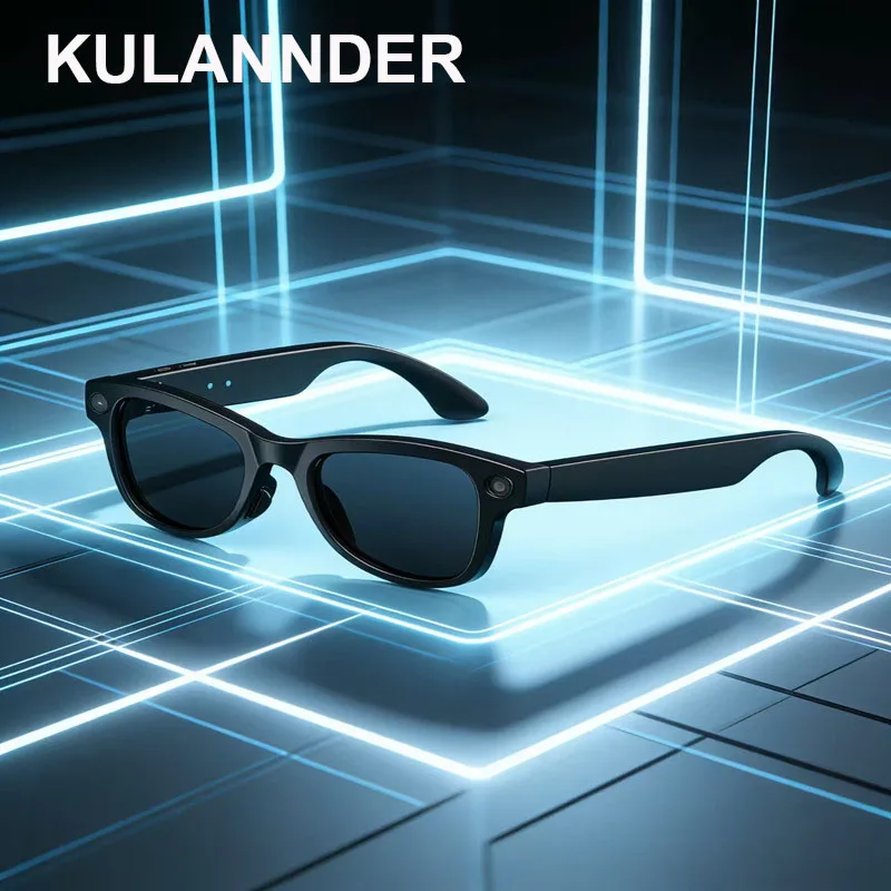 

Smart AI Glasses 1080P HD Camera M02 Ultra ChatGPT 3600mAh Charging Case Power Bank 32GB Translation Music Video Sunglasses 2026