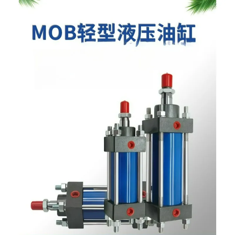 Light Hydraulic Cylinder MOB Type, 30/40/50 Bore 50 Stroke Bidirectional Hydraulic Ram