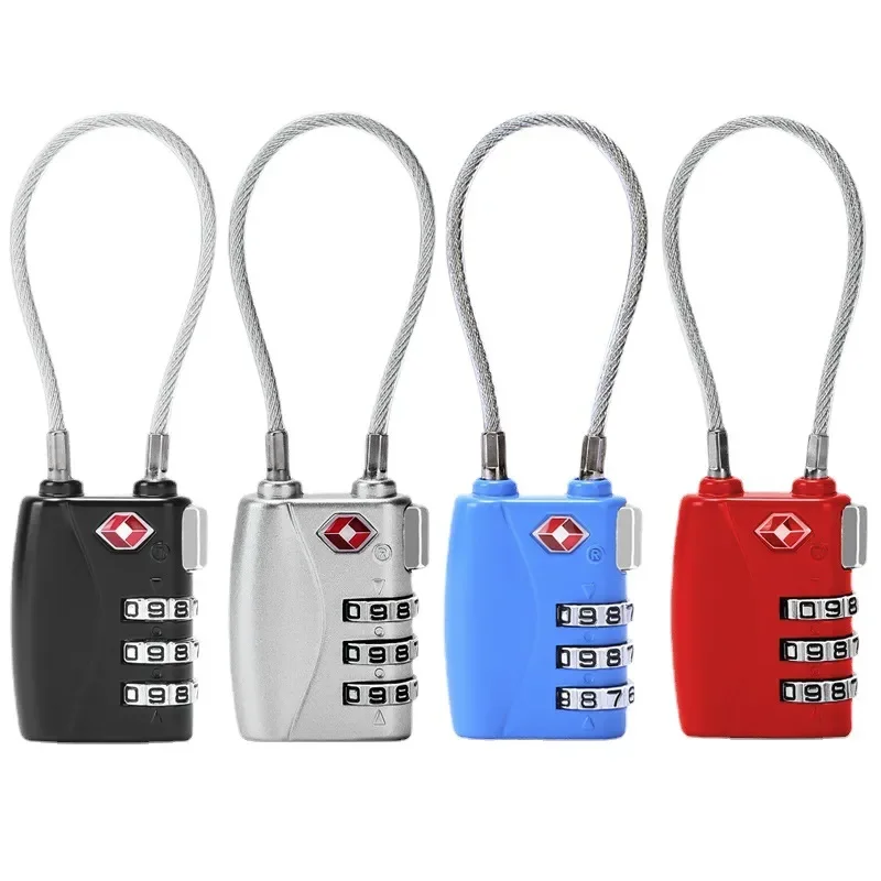 TSA Customs Code Lock Smart Electronic Lock for Travel Luggage Password Changeable Lock Contrast Color Design Padlock