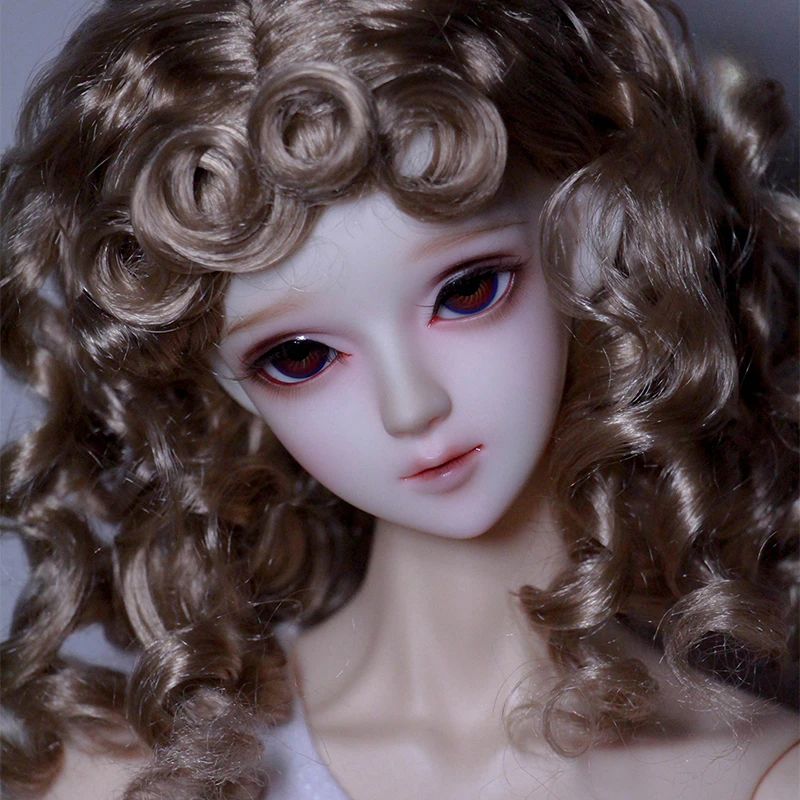 

BJD Wig 6 4 3 Points SD Doll Doll Doll Accessories with Imitation Mohair Curly Hair （Only Wigs）