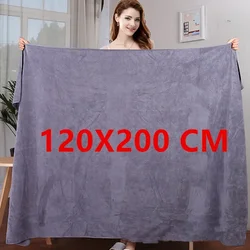 Large thick microfiber bath towel absorbent and quick-drying multifunctional swimming fitness sports beauty salon towel