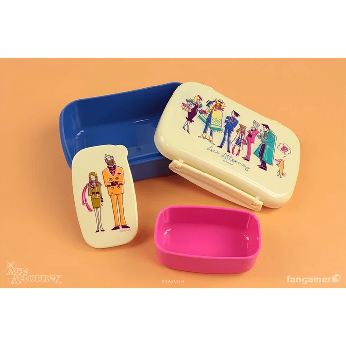 

Anime Ace Attorney Miles Edgeworth Apollo Justice Maya Fey Ema Skye Phoenix Wright Cosplay Bento Box Lunch Boxs Ambitus Gift