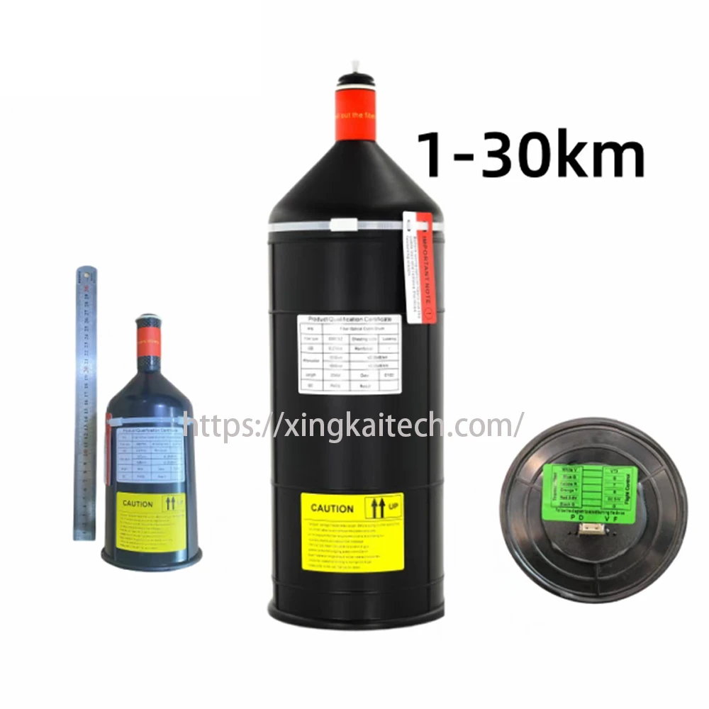 Optical Fiber Drone Image Data Module Wired Signal Transmission Receiver for FPV 3km-30km Fibre Box 20km 30km Distance Coverage