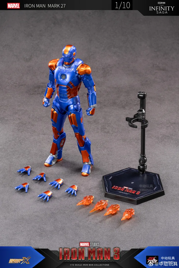 オリジナル ZDDTS 1/10 比率 アベンジャーズ アイアンマン マーク 27