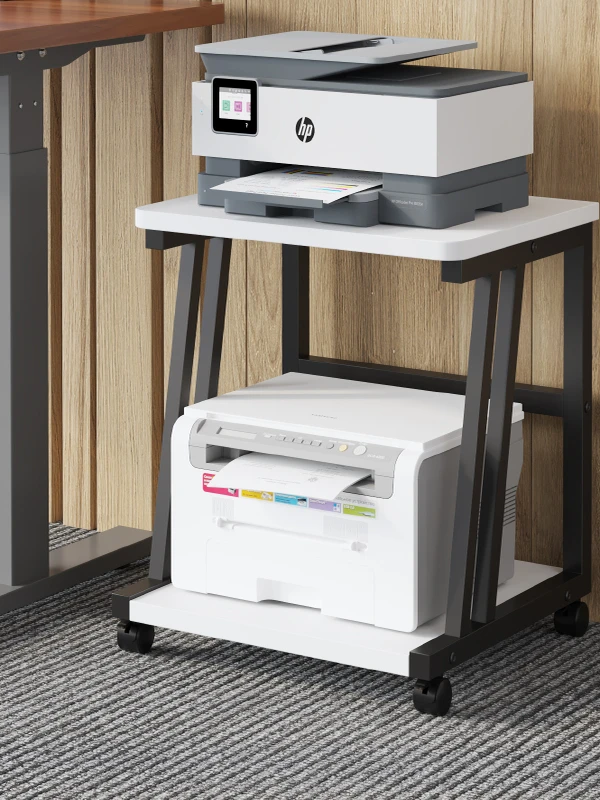 mobile-printer-stand-office-desk-underneath-rolling-multi-layer-storage-rack-floor-standing-desk-organizer-japanese-style-shelf