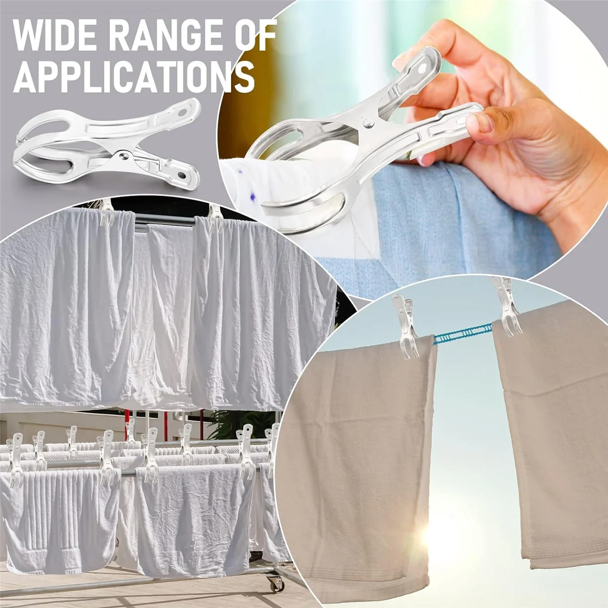 30 шт. 4,5-дюймовые зажимы для покрытия бассейна из нержавеющей стали, зажимы для покрытия бассейна, Jumbo, металлические зажимы для зимних покрытий бассейна, хит продаж