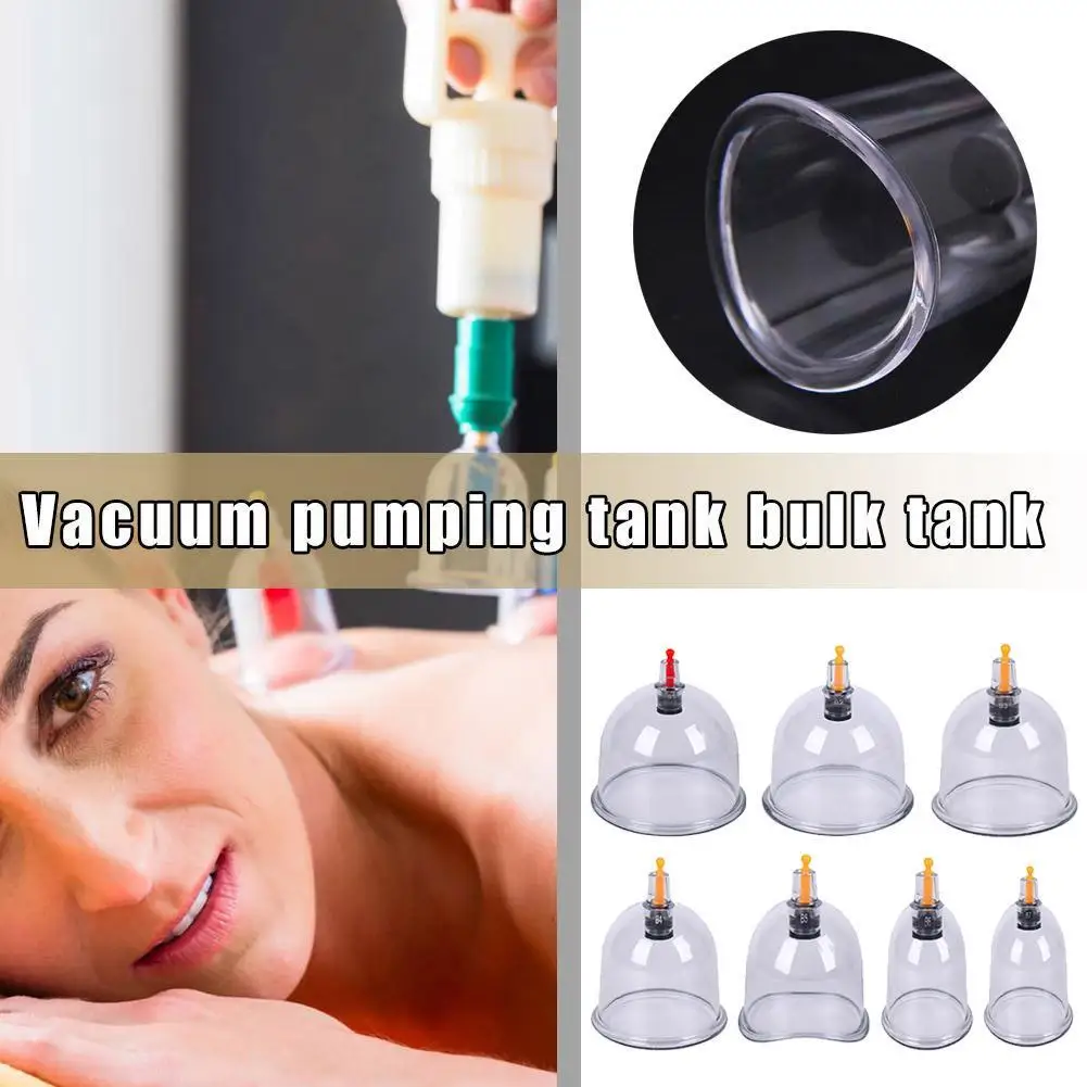 30mm-78mm Vacuum Cupping Massage Jar Cans Chinese Medicine Physiotherapy Anti-Cellulite Suction Cups Body Massager Healthy Care