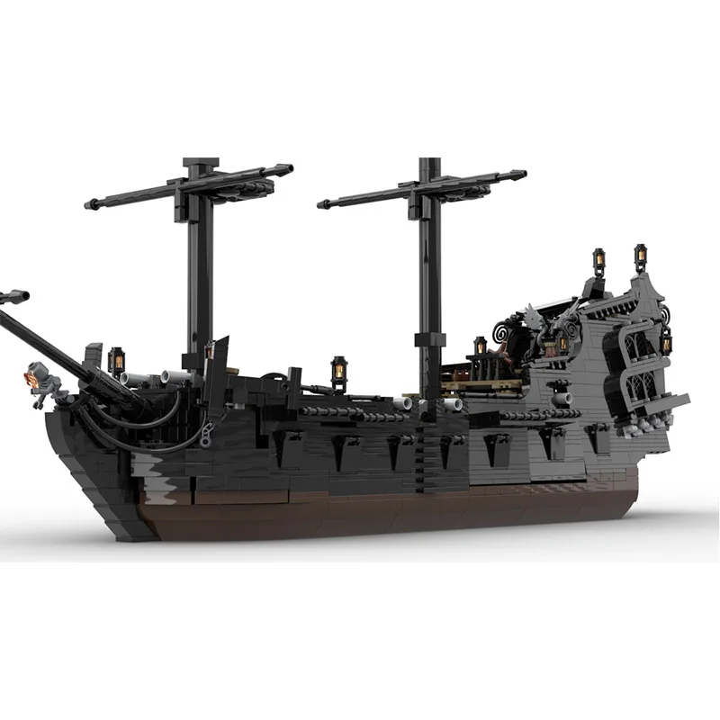 Blocos de construção MOC brinquedo modelo de navio grande - 2480 peças. Um conjunto de brinquedos de montagem desafiante como presente festivo adequado para todos.