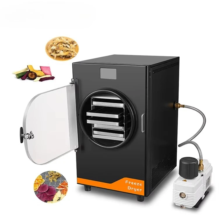 Laboratory Equipment Freeze Drying Machine Lemon Salmon Yogurt Low Noise Freeze Dryer Machine