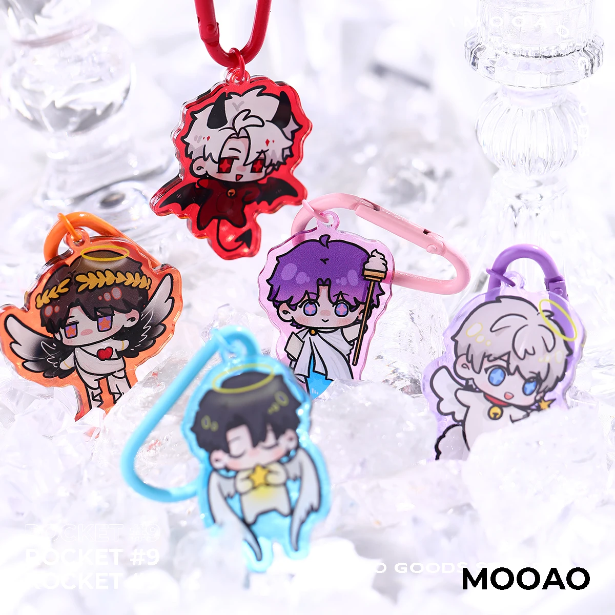 أنيمي الحب والفضاء العميق رافاييل زين كزيفير سيلوس كاليب تأثيري سلسلة مفاتيح من الكرتون ملحق كيرينغ هدية الهالوين #4