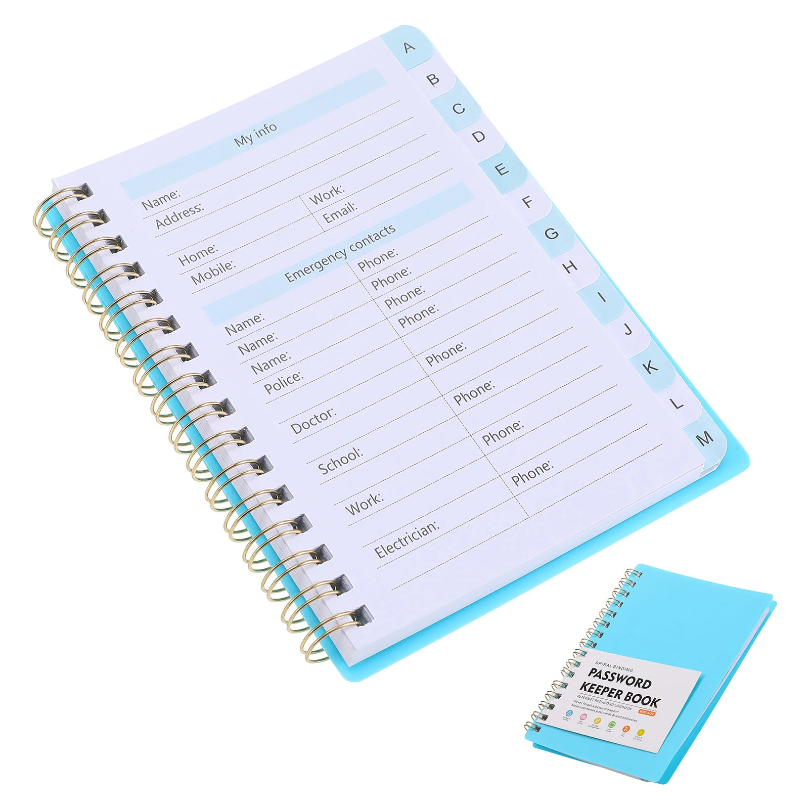 Password Book With Alphabetical Tabs Password Keeper Book Password Notebook Address Book For Website Login Home Work