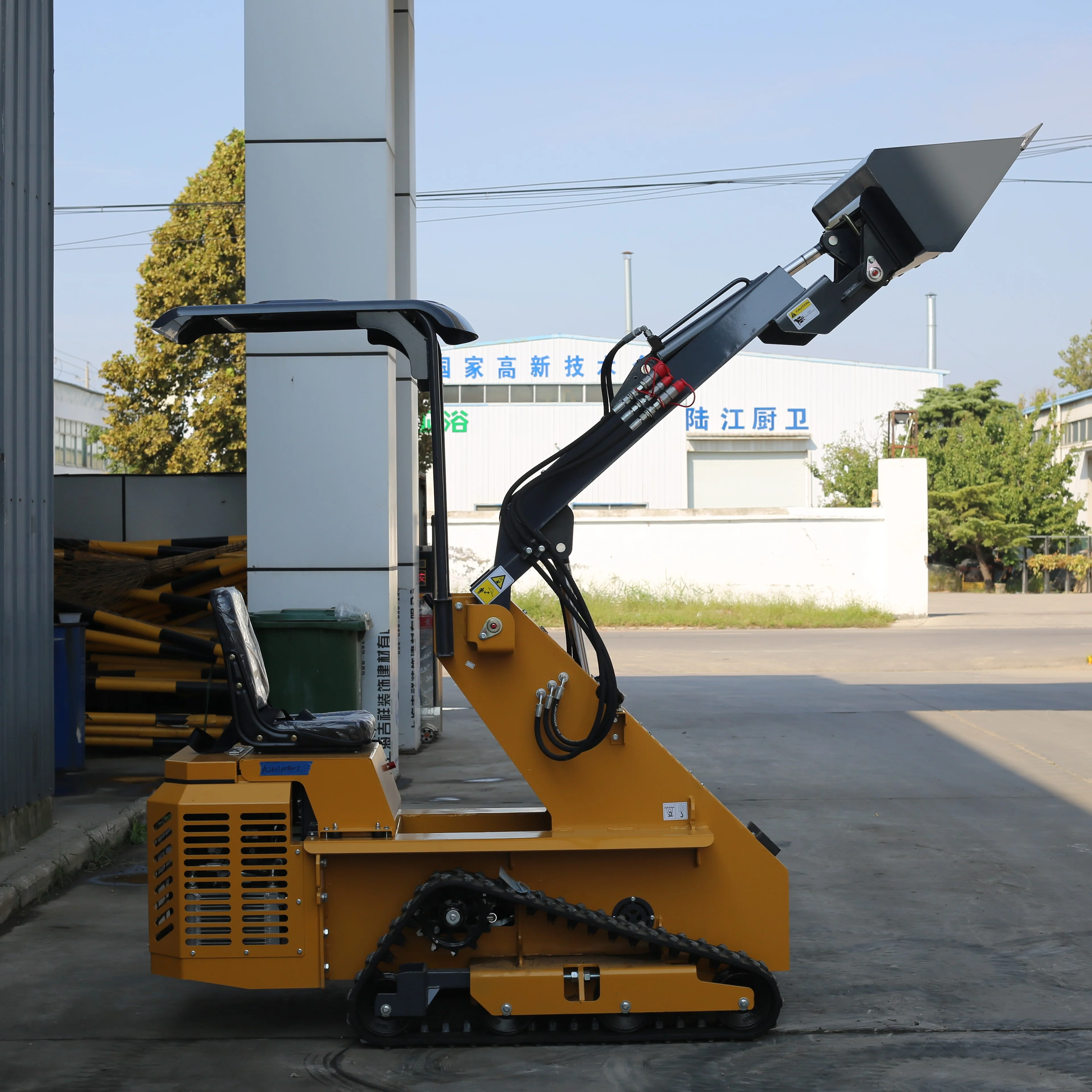 Wheel Skid Steer Loader Customized  Mini  loader Skidsteer  loader Front Loader  Free shipping Kubota EPA Euro V Small Loader