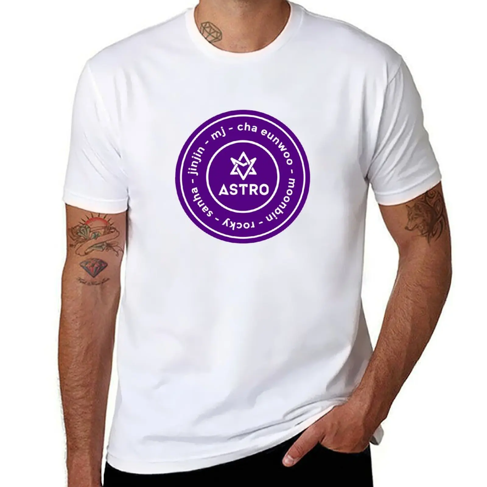 

Astro (Violet version) T-Shirt man t shirt luxury funny t shirts cotton man t shirt cotton high quality T-shirt