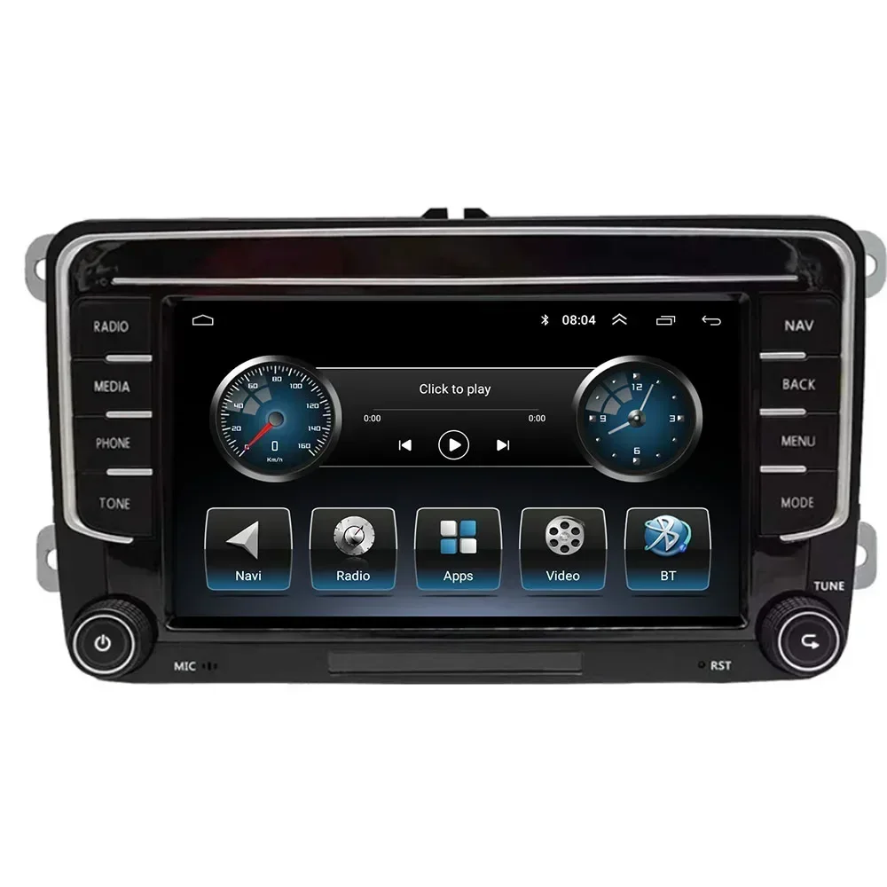 2 Din أندرويد 13 راديو موبيل نظام تحديد المواقع 4G واي فاي DSP Carplay لشركة فولكس فاجن / فولكس فاجن سكودا اوكتافيا جولف 5 6 توران باسات B6 بولو جيتا