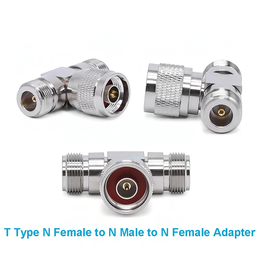 10PCS N-KJK N-type female to male to female T-type tee connector N-female to male to female L16 tee connector KJK