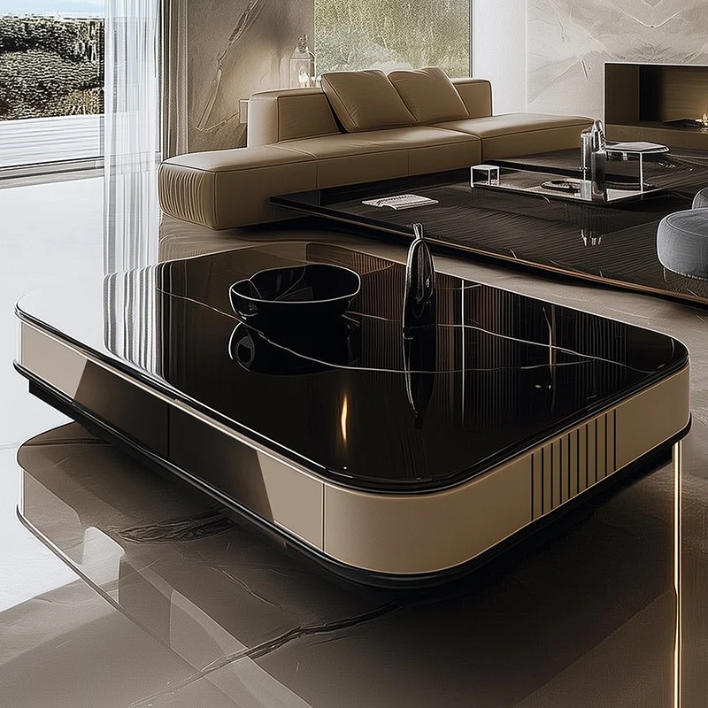 

Light luxury coffee table living room size apartment 2025 new extended 1.4 meters Suitable for indoor use table