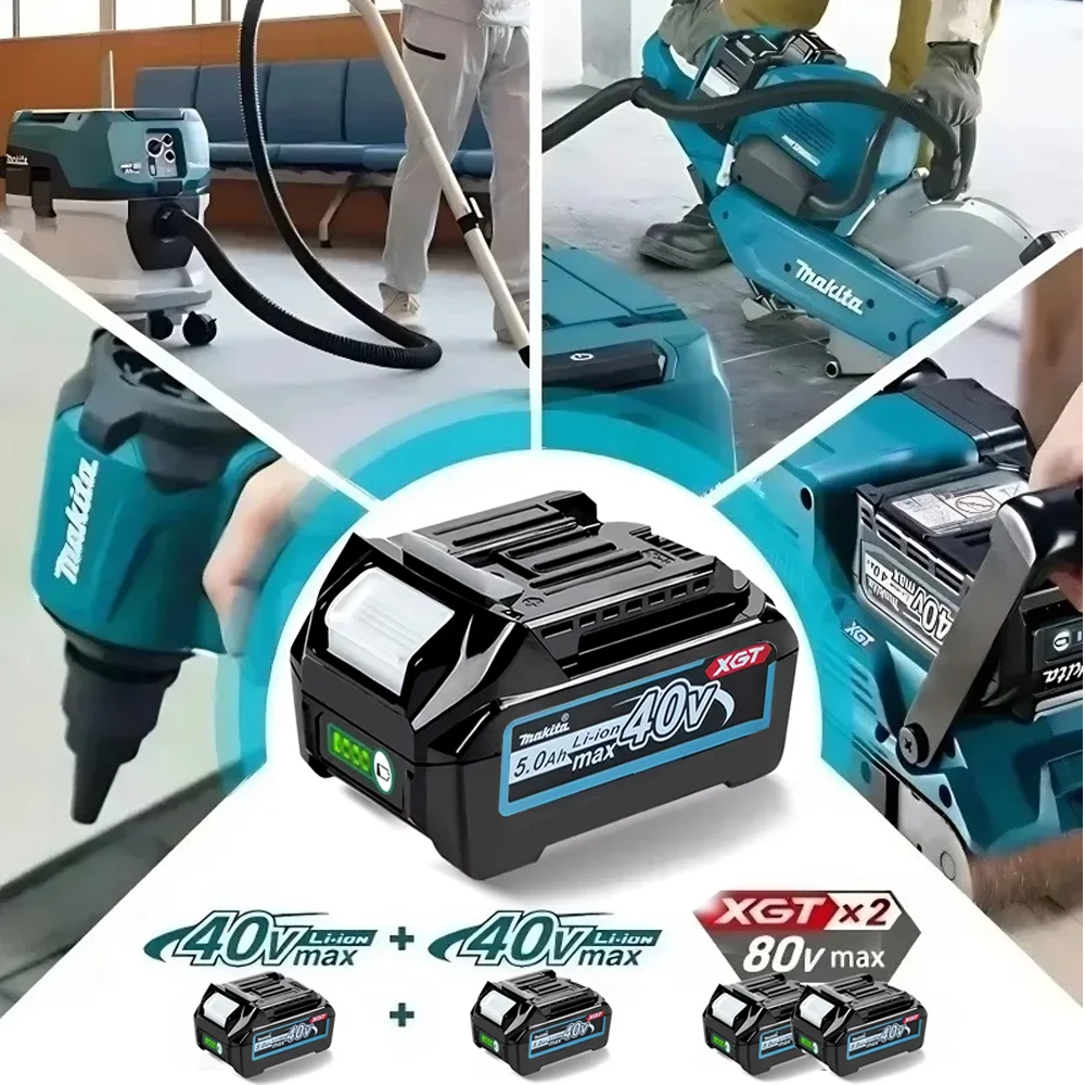 100 % Original-Makita-Lithium-Ionen-Akku 4,0 Ah 5,0 Ah, 40 V, Schraubendreher-Schneidemaschine BL4025, BL4040, BL4020 BL4050