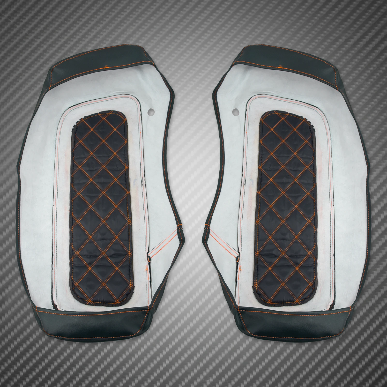 Motorcycle Hard Saddlebag Lid Cover Hard Side Bag Waterproof for Harley Road King Street Glide CVO Electra Glide FLHR 14-2024