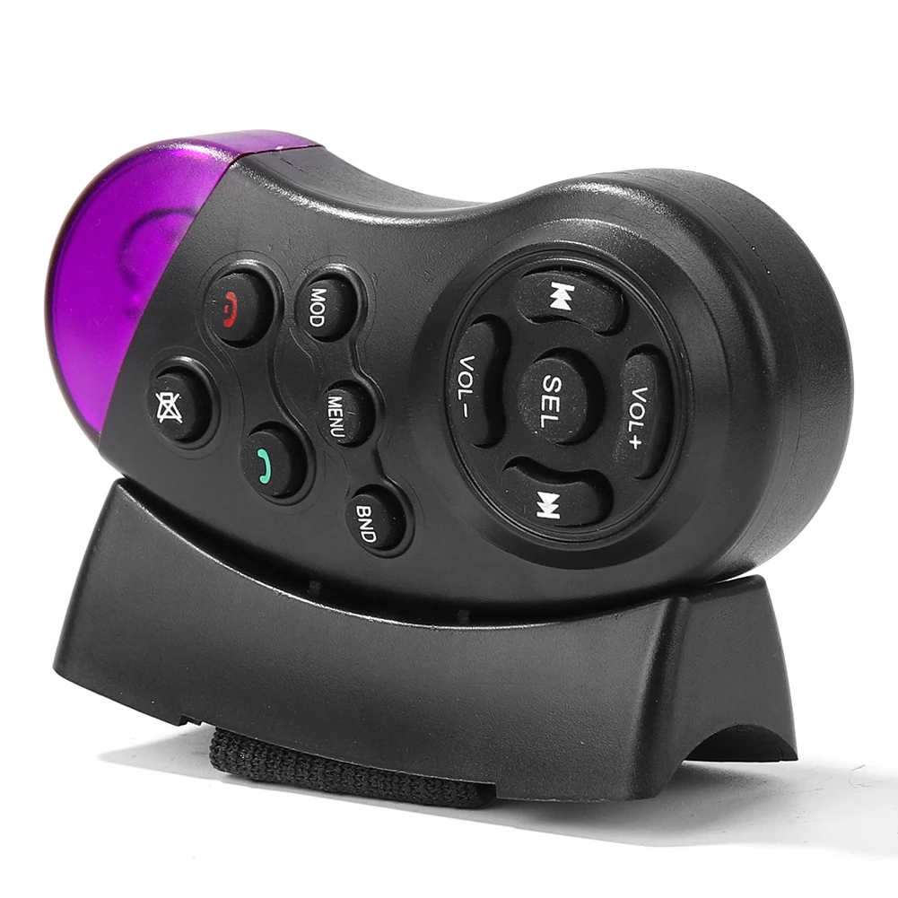 11-مفتاح عجلة القيادة اللاسلكية التحكم عن بعد بطارية تعمل سيارة مشغل وسائط متعددة زر لراديو السيارة DVD ستيريو MP3 #3