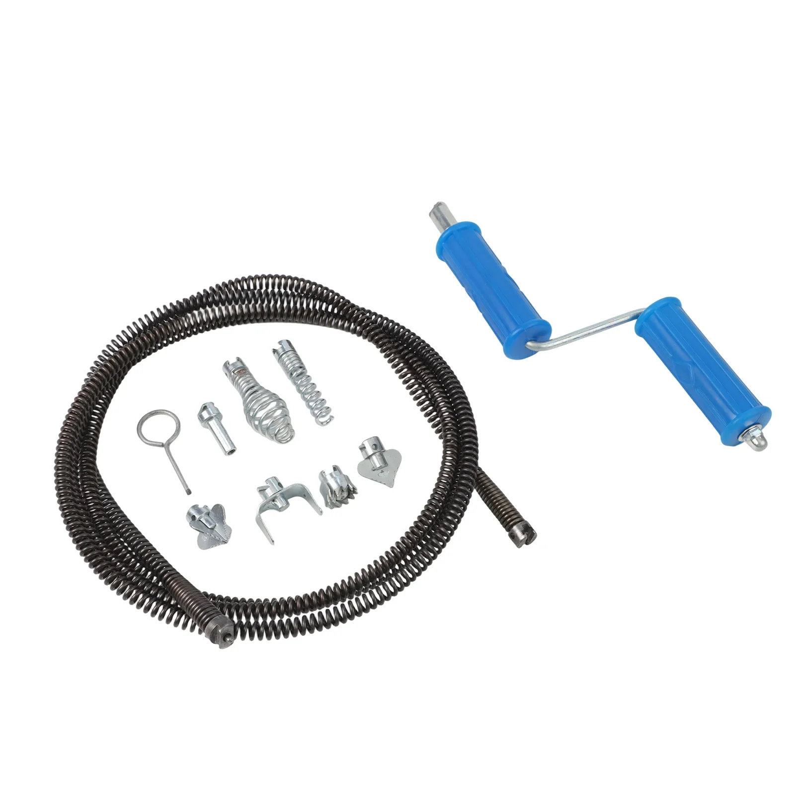 For Electric Pipe Cleaner With Spiral Design 6 Customizable Cutting Heads For Effective Drain Cleaning And Unclogging