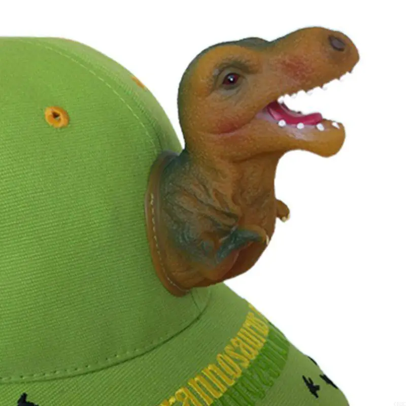 

C63C Adult Kids Cartoon Fierce Dinosaur Baseball Funny Wide Brim for Snapback