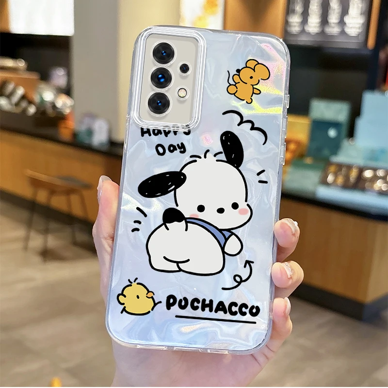 New Sanrio Pochacco Cartoon Phone Case for Samsung Galaxy A35 A34 A33 A32 A31 A30 A25 A24 A23 A22 A21 A20 Shockproof Matte Cover