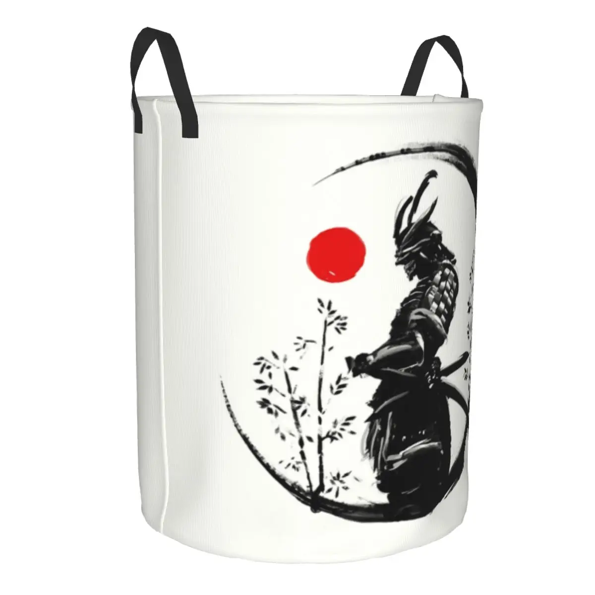 Custom Japanese Samurai Warrior Laundry Hamper Large Storage Basket Katana Bushido Girls Boys Toy Organizer