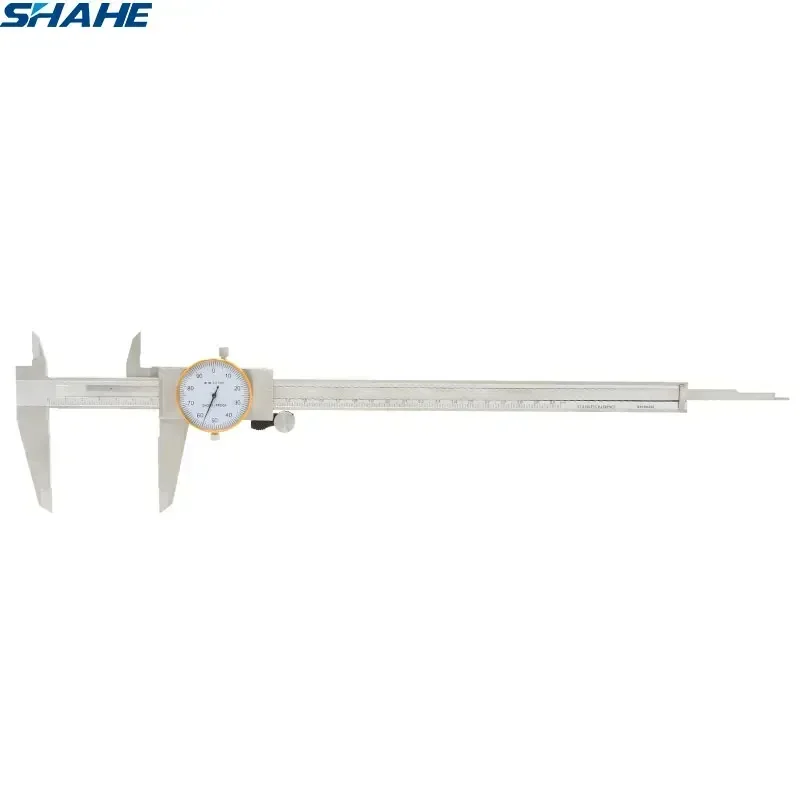 

Shahe 300 mm 0.02 mm Dial Gauge Vernier Caliper Stainless Steel Shockproof Metric Micrometer Gauge Measuring Tool